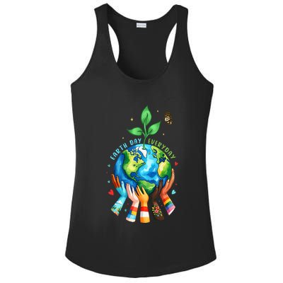 Everyday Protect Environment Save The Planet Ladies PosiCharge Competitor Racerback Tank