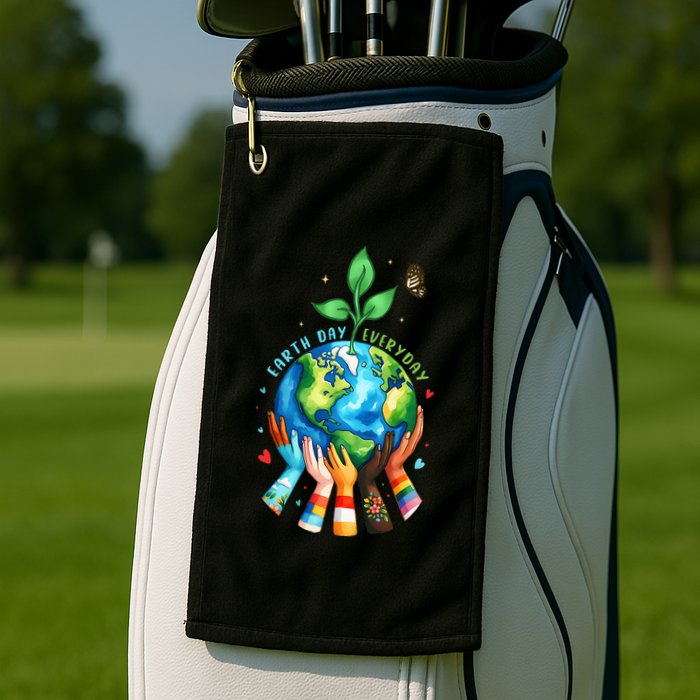 Everyday Protect Environment Save The Planet Golf Towel