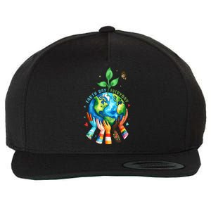 Everyday Protect Environment Save The Planet Wool Snapback Cap