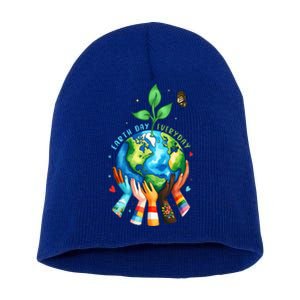 Everyday Protect Environment Save The Planet Short Acrylic Beanie