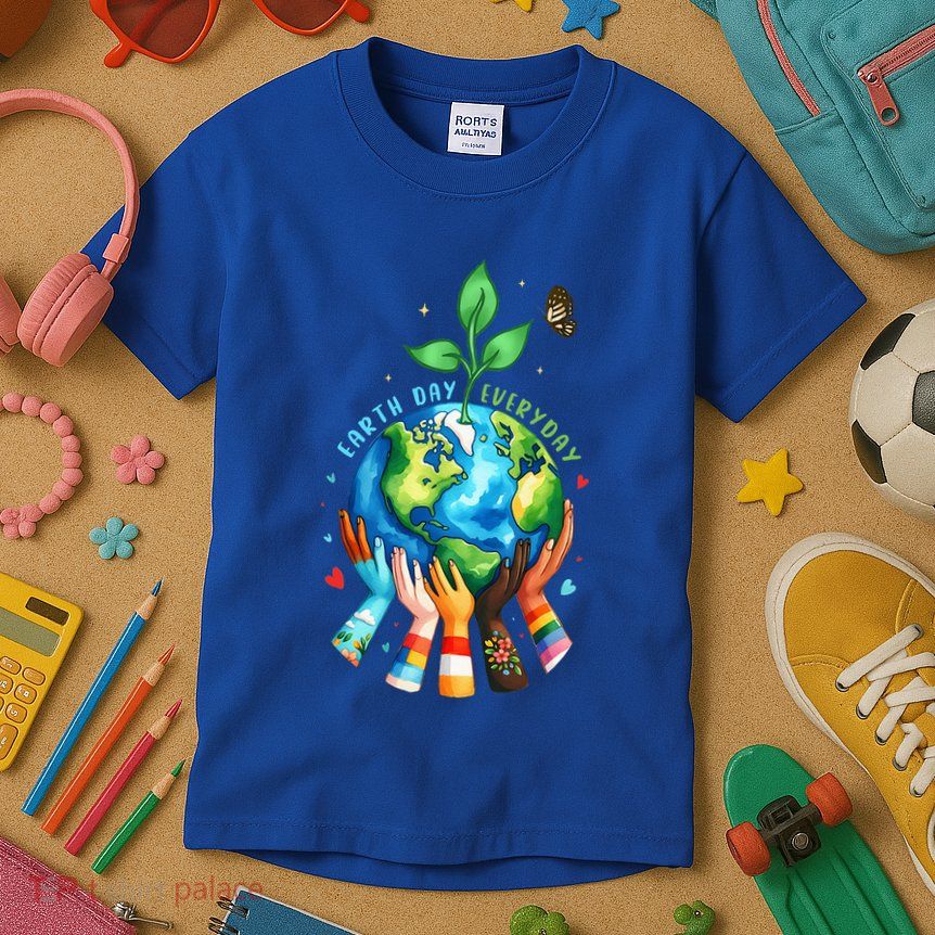 Everyday Protect Environment Save The Planet Kids T-Shirt