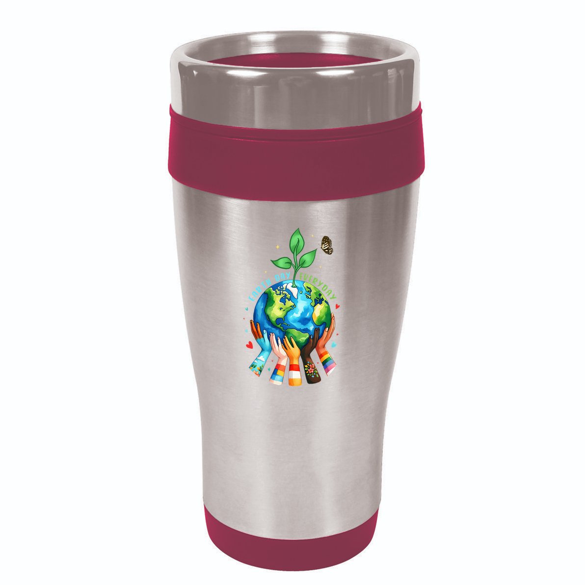 Everyday Protect Environment Save The Planet 16oz Travel Tumbler