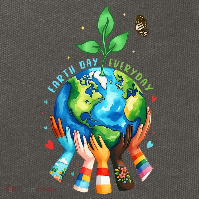 Everyday Protect Environment Save The Planet Cotton Canvas Backpack