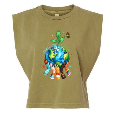 Everyday Protect Environment Save The Planet Garment-Dyed Women's Muscle Tee