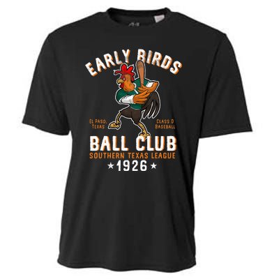 El Paso Early Birds Retro Minor League Baseball Team Cooling Performance Crew T-Shirt