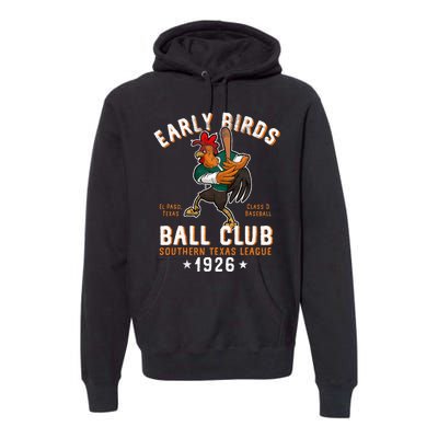 El Paso Early Birds Retro Minor League Baseball Team Premium Hoodie