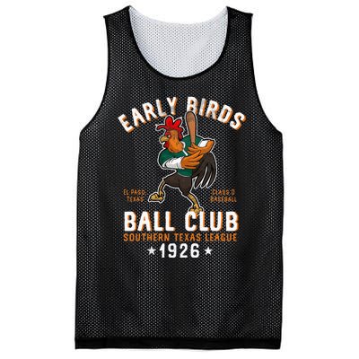 El Paso Early Birds Retro Minor League Baseball Team Mesh Reversible Basketball Jersey Tank