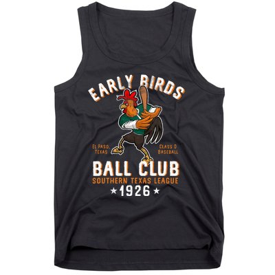 El Paso Early Birds Retro Minor League Baseball Team Tank Top