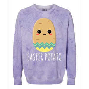 Easter Potato Colorblast Crewneck Sweatshirt