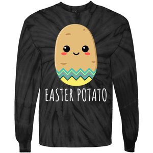 Easter Potato Tie-Dye Long Sleeve Shirt