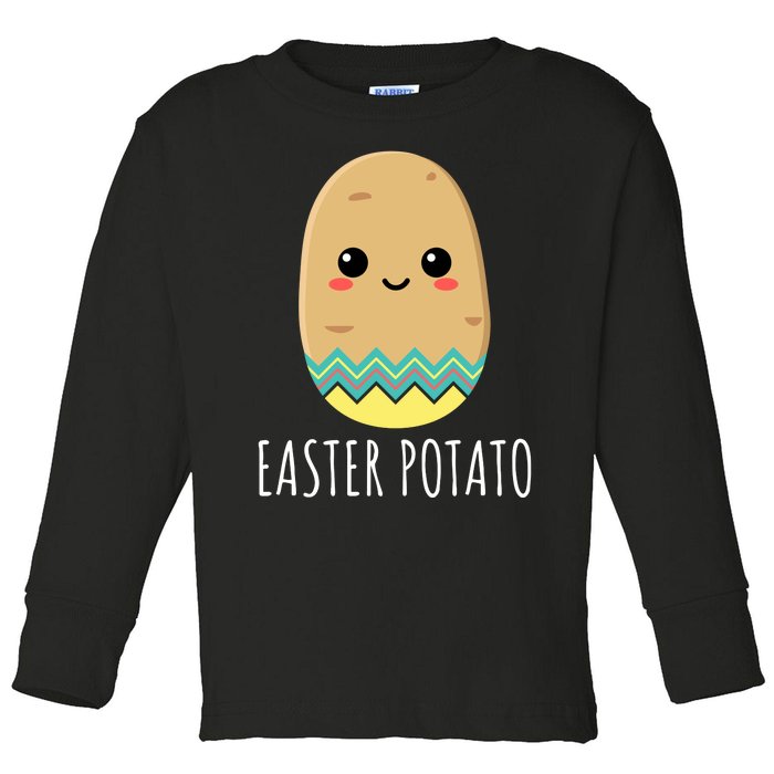 Easter Potato Toddler Long Sleeve Shirt