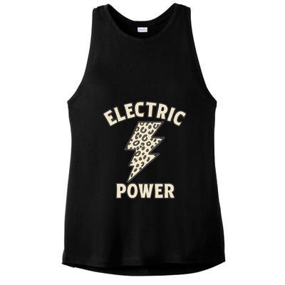 Electric Power Ladies PosiCharge Tri-Blend Wicking Tank