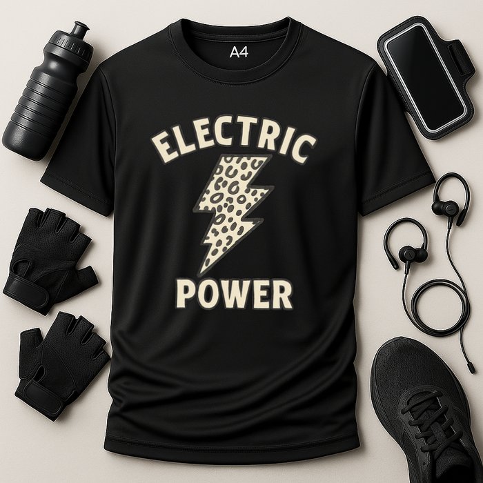 Electric Power Cooling Performance Crew T-Shirt