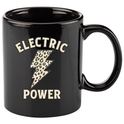 Electric Power 11oz C Handle Ceramic Mug