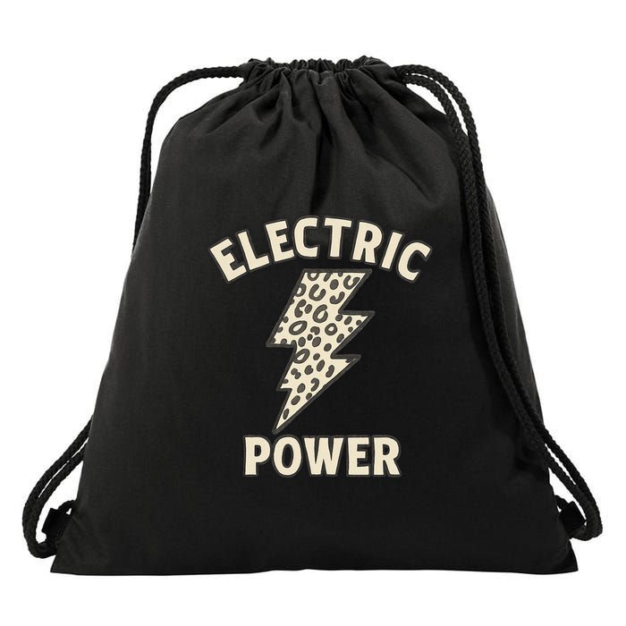 Electric Power Drawstring Bag