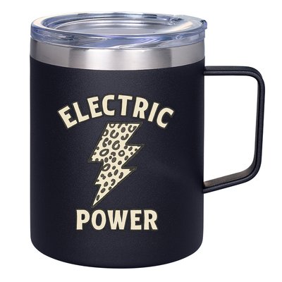 Electric Power 12oz Stainless Steel Coffee Mug