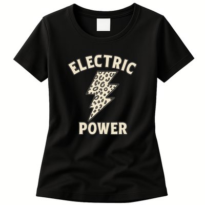Electric Power Womens T-Shirt