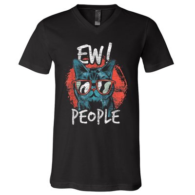 Ew! People V-Neck T-Shirt