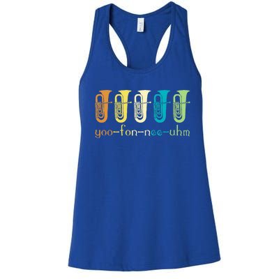 Euphonium Player Euphoniumist Brass Horn Women's Racerback Tank