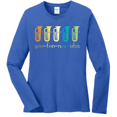 Euphonium Player Euphoniumist Brass Horn Ladies Long Sleeve Shirt