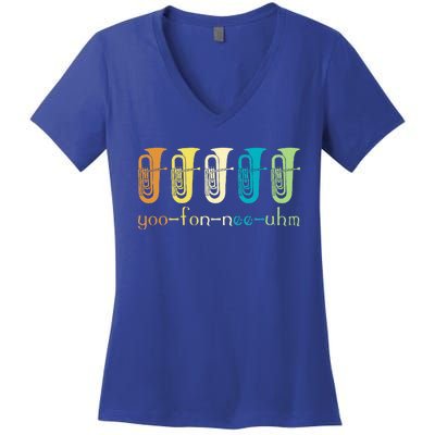 Euphonium Player Euphoniumist Brass Horn Women's V-Neck T-Shirt