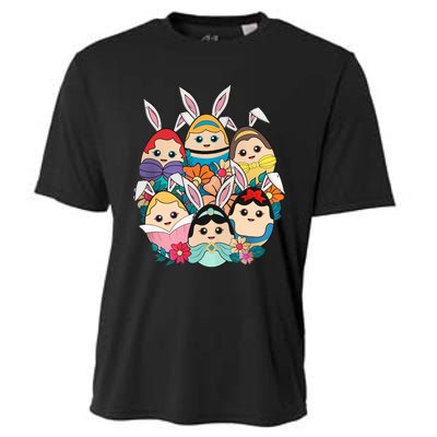 Easter Princesses Easter Day Princess Girl Easter Princess Squad Cooling Performance Crew T-Shirt