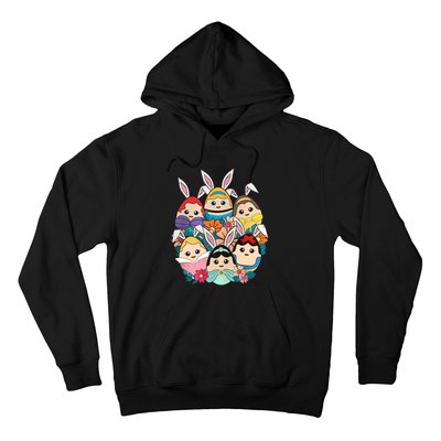 Easter Princesses Easter Day Princess Girl Easter Princess Squad Hoodie