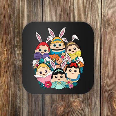 Easter Princesses Easter Day Princess Girl Easter Princess Squad Coaster