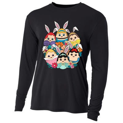 Easter Princesses Easter Day Princess Girl Easter Princess Squad Cooling Performance Long Sleeve Crew