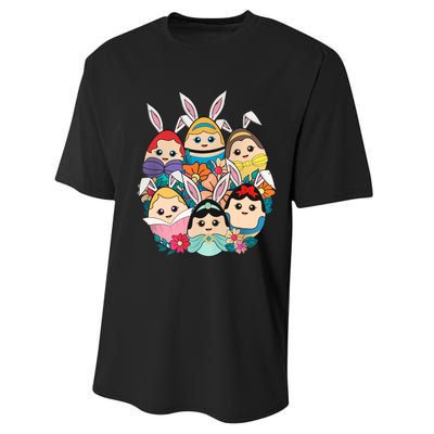 Easter Princesses Easter Day Princess Girl Easter Princess Squad Performance Sprint T-Shirt