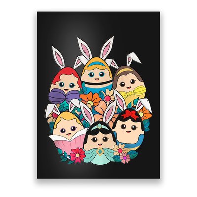 Easter Princesses Easter Day Princess Girl Easter Princess Squad Poster