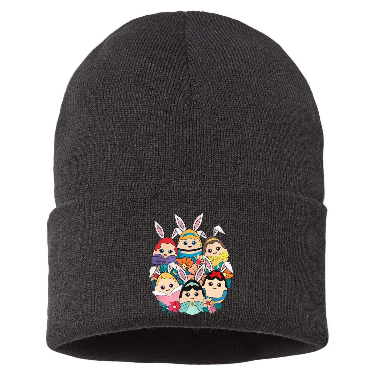 Easter Princesses Easter Day Princess Girl Easter Princess Squad Sustainable Knit Beanie