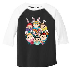 Easter Princesses Easter Day Princess Girl Easter Princess Squad Toddler Fine Jersey T-Shirt