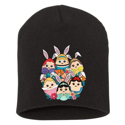 Easter Princesses Easter Day Princess Girl Easter Princess Squad Short Acrylic Beanie