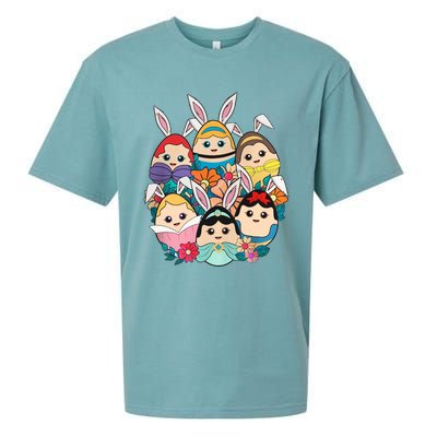 Easter Princesses Easter Day Princess Girl Easter Princess Squad Sueded Cloud Jersey T-Shirt