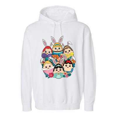 Easter Princesses Easter Day Princess Girl Easter Princess Squad Garment-Dyed Fleece Hoodie