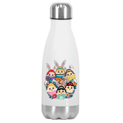 Easter Princesses Easter Day Princess Girl Easter Princess Squad Stainless Steel Insulated Water Bottle