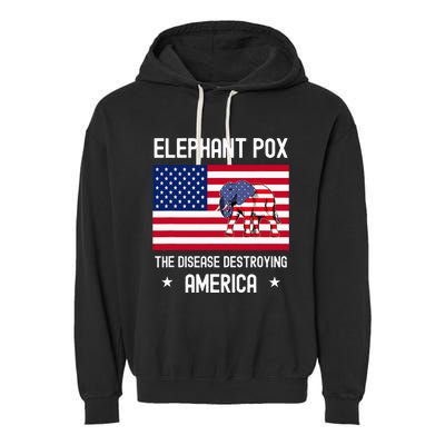 Elephant Pox Garment-Dyed Fleece Hoodie