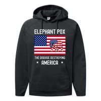 Elephant Pox Performance Fleece Hoodie