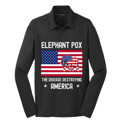 Elephant Pox Silk Touch Performance Long Sleeve Polo