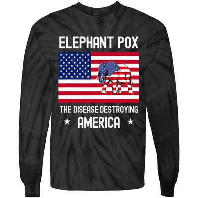 Elephant Pox Tie-Dye Long Sleeve Shirt