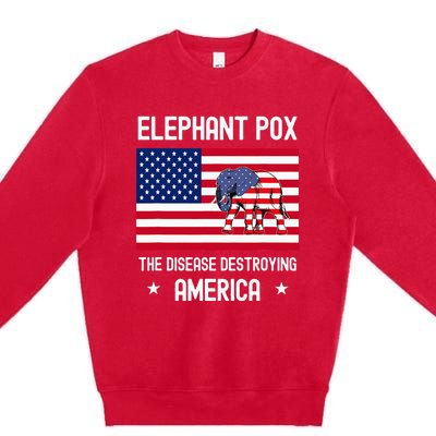 Elephant Pox Premium Crewneck Sweatshirt