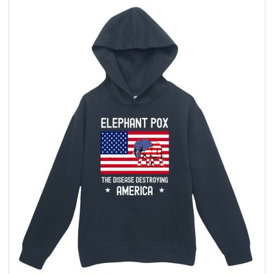 Elephant Pox Urban Pullover Hoodie