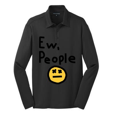 Ew People Silk Touch Performance Long Sleeve Polo