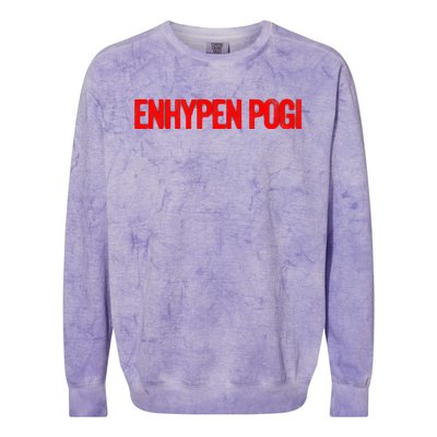 Enhypen Pogi Colorblast Crewneck Sweatshirt