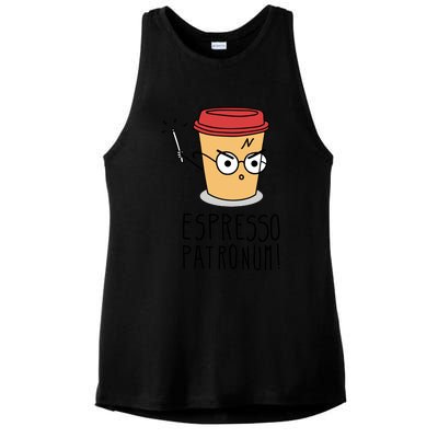 Espresso Patronum Ladies PosiCharge Tri-Blend Wicking Tank