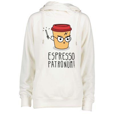 Espresso Patronum Womens Funnel Neck Pullover Hood