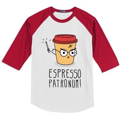 Espresso Patronum Kids Colorblock Raglan Jersey