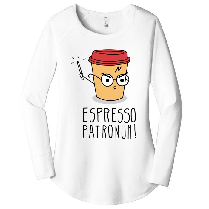 Espresso Patronum Women's Perfect Tri Tunic Long Sleeve Shirt