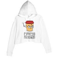 Espresso Patronum Crop Fleece Hoodie